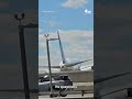 Shocking video shows United jet hit truck on NJ Turnpike in wild Newark landing | NBC New York