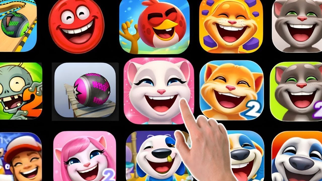 I Played Talking Tom & Talking Angela 2 😱 | Going Balls & Sword Play Gameplay 🔥