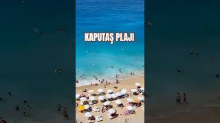 Antalya Kaşta Bulunan Kaputaş Plajı Mavinin Tonlarıyla Görenleri Büyülüyor Resmen.
