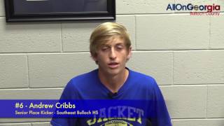Southeast Bulloch HS Player of the Week - Andrew Cribbs