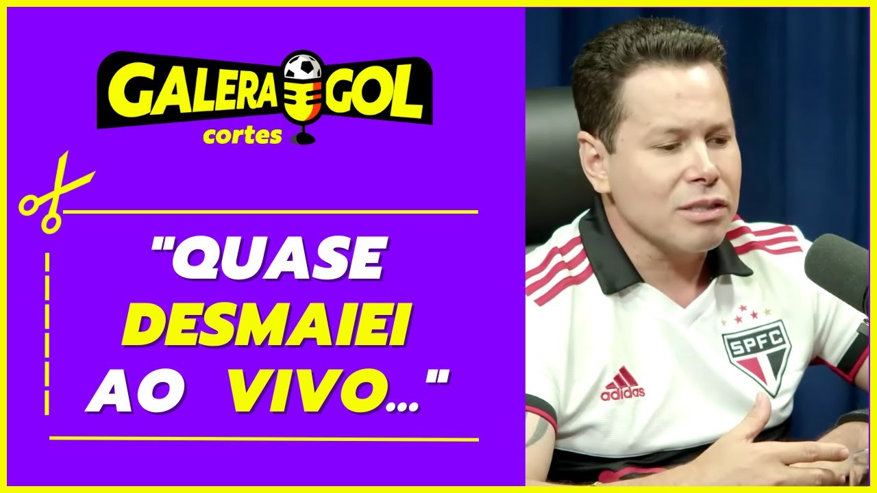 "QUASE DESMAIEI AO VIVO..."   MARCÃO DO POVO CORTES GALERA GOL PODCAST