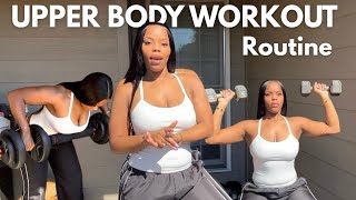 Beginner friendly upper body workout