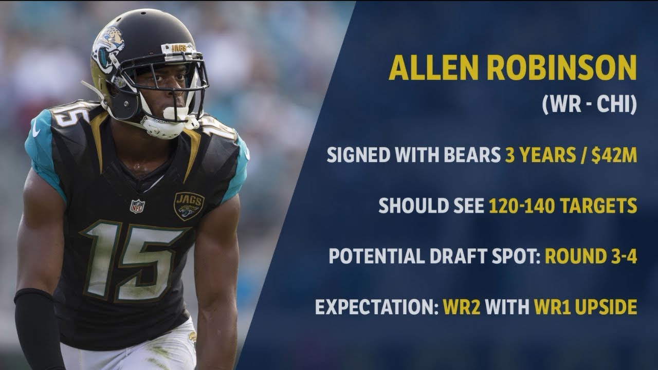 Allen Robinson to Bears: Fantasy Football Impact