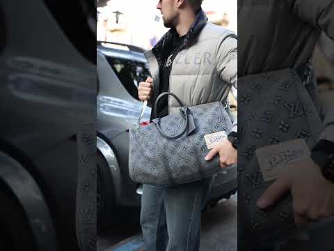 Сумка дорожня Keepall Bandouliere 45 Denim Monogram, видео 2