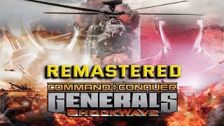 Command And Conquer | Brutal China Units | Shockwave Remastered Full Gameplay | 4K 60FPS