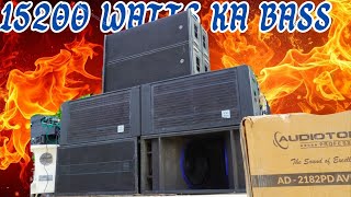 Audiotone ka Sabse Heavy BASS 21 inch ka 15200 watts ka speakers @VkiVan 
