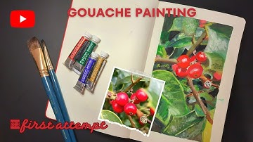 Trying Gouache Paint for the First Time: The Good, the Bad, and the Ugly!