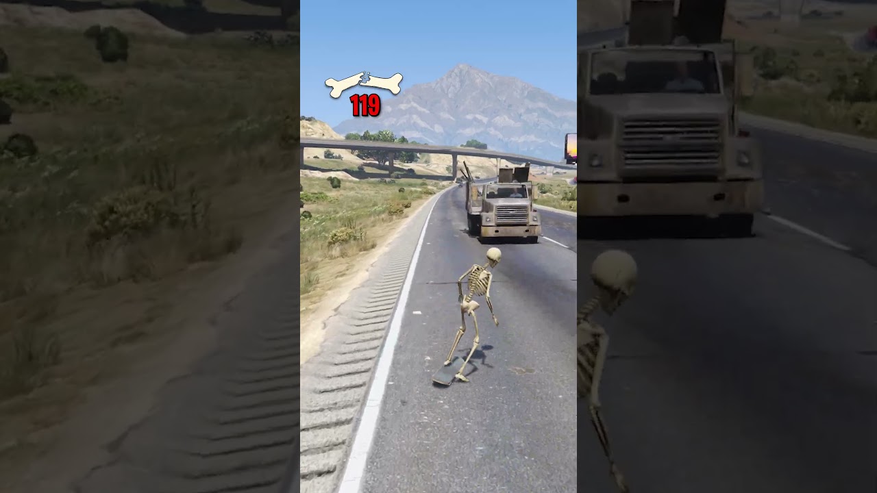 QUEBRANDO TODOS OS OSSOS DO ESQUELETO NO GTA 5