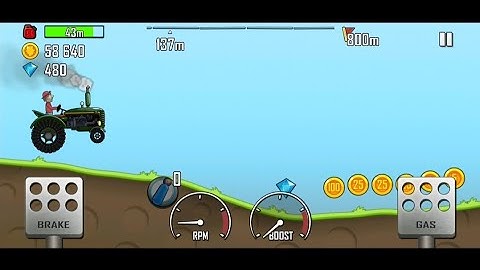 Hill Climb Racing - Gameplay Walkthrough Part 3 - TRACTOR (iOS, Android)