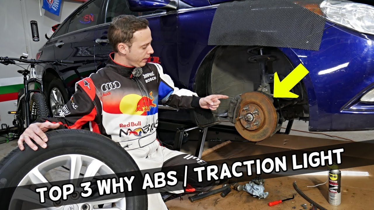 TOP 3 WHY ABS LIGHT TRACTION CONTROL LIGHT IS ON, ESP LIGHT YouTube