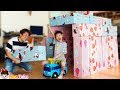 라임의 거대젠가로 집짓기 놀이 | 타요버스타고 창의놀이 | Nersery Rhymes for Kids Song | LimeTube toy review