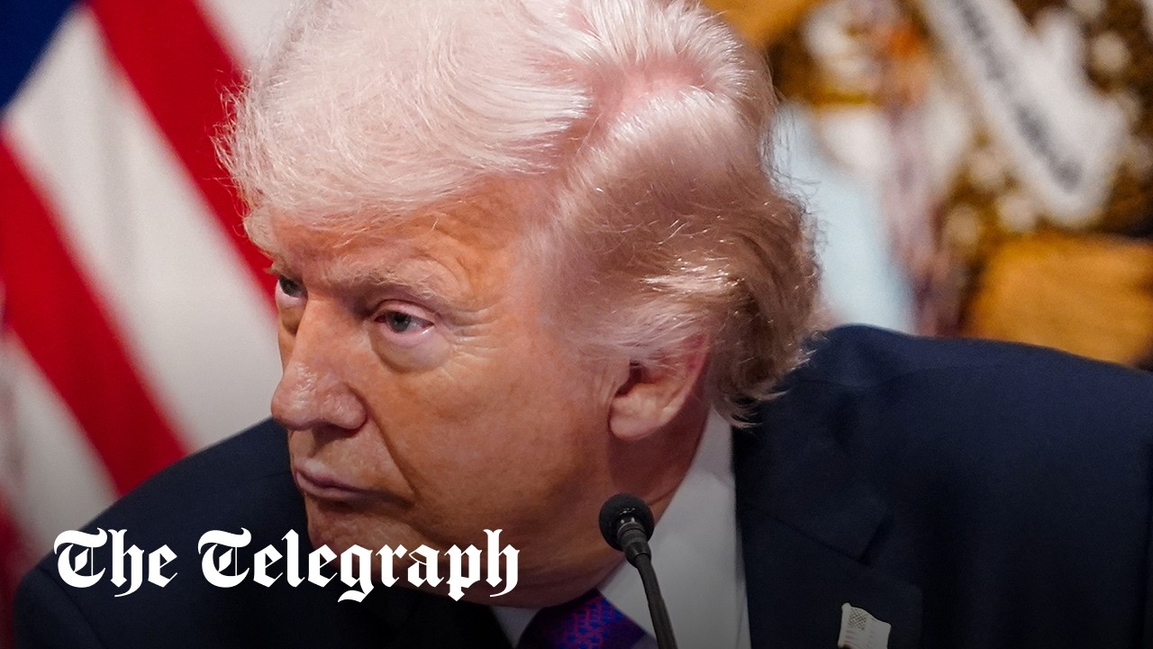 Live: Trump attends roundtable as US continues to strike Iran