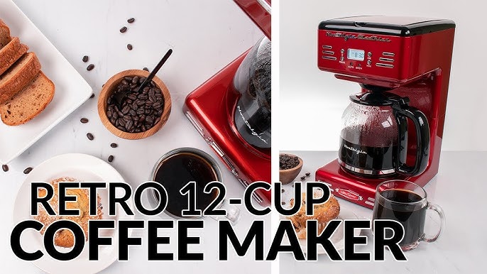 Nostalgia Clcof12saq Classic Retro 12 Cup Coffee Maker