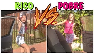 Rico Vs Pobre Dançando Com O Carro Em Movimento