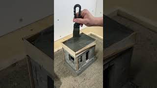 Pouring a Concrete Roof 🔥 Mini House Build #shorts