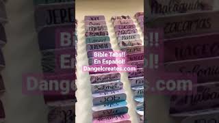 Bible tabs en Español Check out my website 