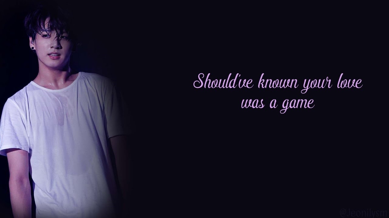 BTS Jungkook (정국) We Don't Talk Anymore (Cover Lyrics