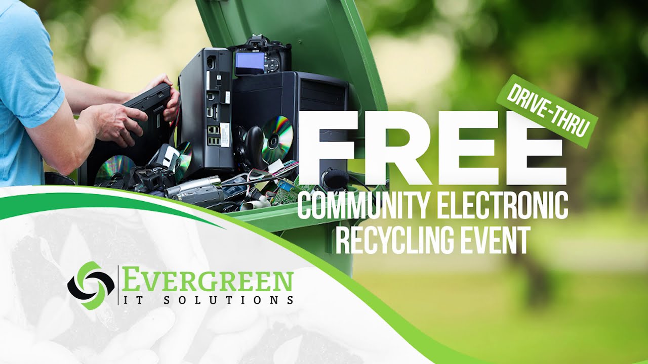 E-waste Event Recap | Evergreen IT Solution - YouTube
