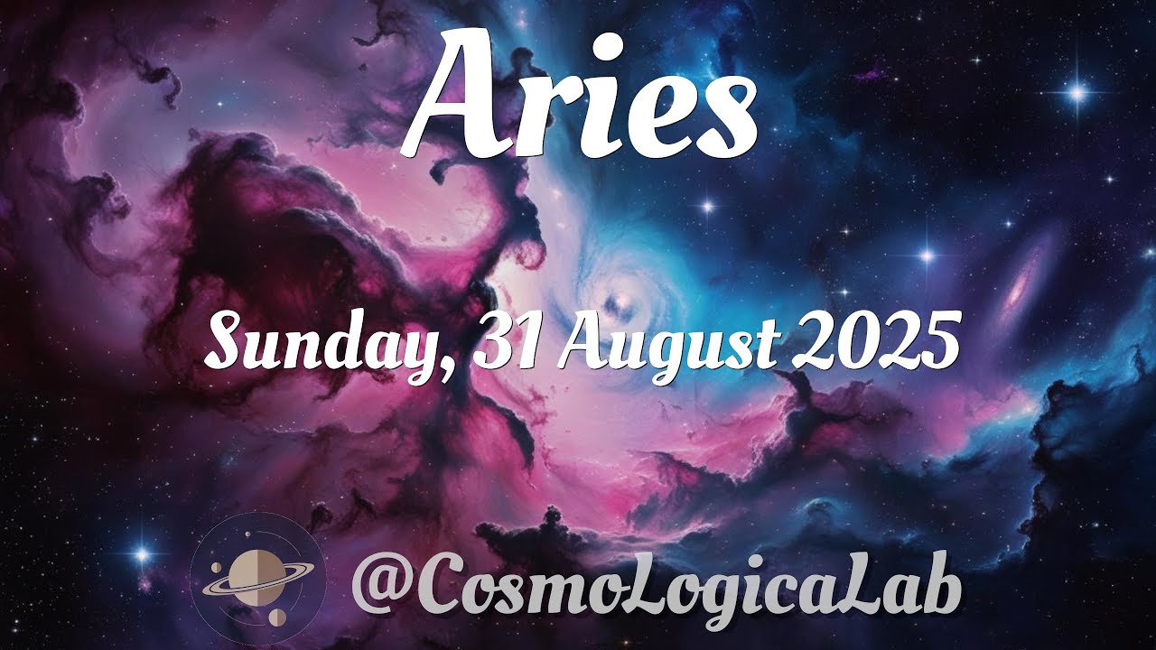 🔵 Aries Horoscope in English | Sunday August 31, 2025 🔮