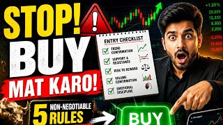 Mastering Your Entry Checklist: 5 Non-Negotiable Rules Before You Press Buy 📈✅