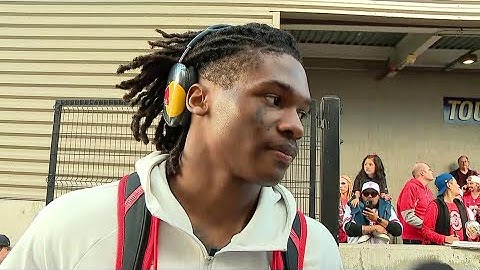 Jeremiah Smith postgame interview | Ohio State vs. Washington