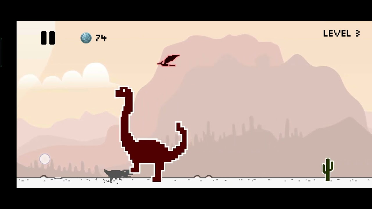 (jumping dino) game - YouTube