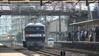 【瀬野八越え・西条EF210切り離し】山陽本線 5074レ 岡山機関区EF210-16牽引+コキ