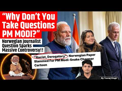 Watch This Video Open Minded | PM Modi Silent? Norwegian Journalist’s Question Sparks Controversy |