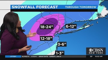 New York Weather: Snow, Wind Pick Up Across Tri-State Area