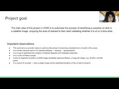 OceanHackWeek 2023: Project Presentation - Oil Spill Monitoring