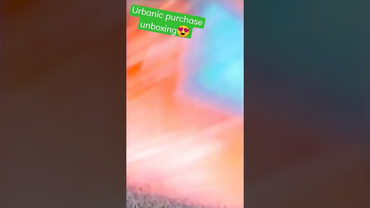 urbanic purchase unboxing