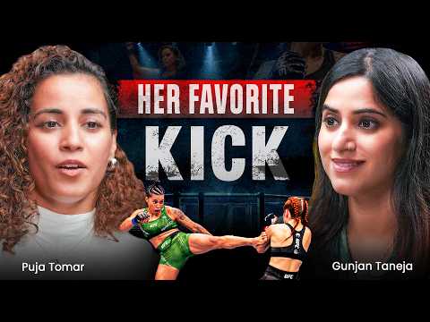 Inside the FIGHTING TECHNIQUES of UFC Fighter PUJA TOMAR | Gunjan Talks Clips