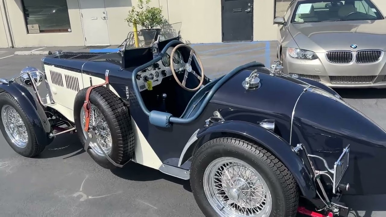 Supercharged 1948 MG TC Boattail Special 5-Speed for sale on BaT
