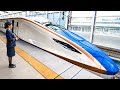 First Class on Japan's Bullet Train Shinkansen - Tokyo to Kyoto (unusual route)