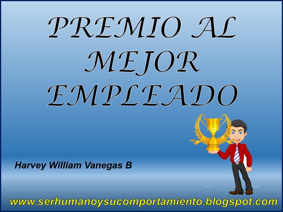 PREMIO AL MEJOR EMPLEADO... PARA NIÑOS YouTube