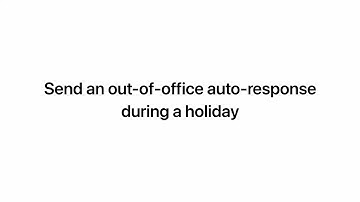 Missive Tips & Tricks: Holiday Out-Of-Office Auto-Response
