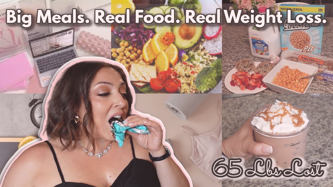 What I Eat in a Day to Lose 65 Pounds | High-Volume, Realistic Meals for Weight Loss