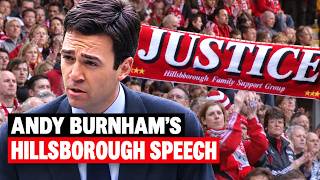 When Boos Became Cheers: Andy Burnham’s Speech at a Hillsborough Memorial Service (2009)