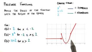Piecewise Functions - College Algebra