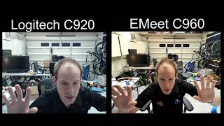 Logitech C920 versus EMeet C960 - Webcam Comparison