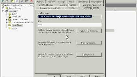 Configuring Email Address & Exchange General Settings.avi