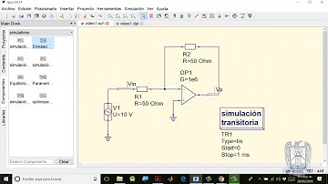 4 inversor de voltaje con amplificador operacional en Qucs
