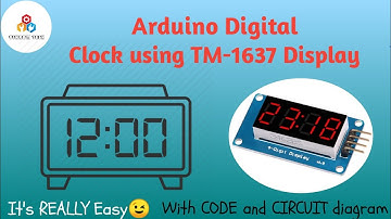 Arduino Digital Clock using TM-1637 Display || VIKRAM TECH