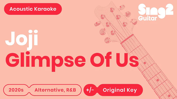 Joji - Glimpse Of Us (Karaoke Acoustic)