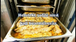 Helstekt sofilé med kall bearnaisesås