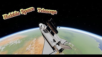 The Hubble Space Telescope in SimpleRockets 2