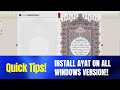 How to Install Ayat - القرآن الكريم on Windows 10/11