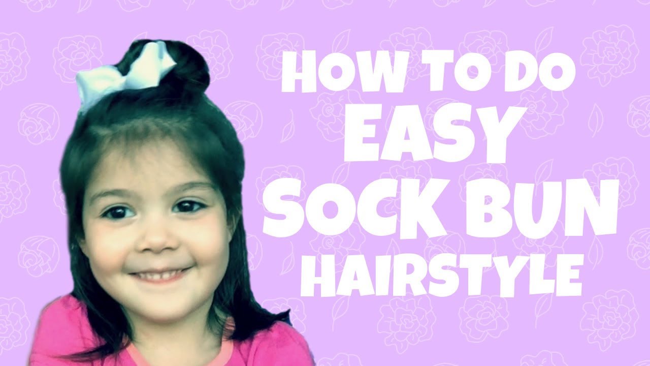 HOW TO DO EASY SOCK BUN HAIRSTYLE