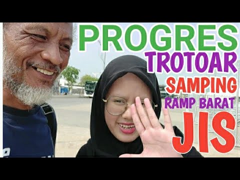 MENJARING MATAHARI⁉️ PROGRES TROTOAR SAMPING RAMP BARAT JIS⁉️ - YouTube