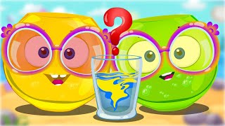 Discover Colors with Op and Bob: Green and Yellow | Fun Learning Videos for Kids!